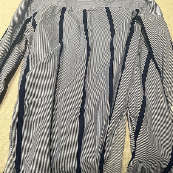 Madewell Long Striped Button Down Shirt - Picture 2 of 4